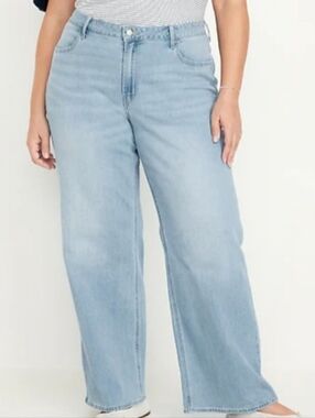 Old Navy Light Blue Wide Leg Women's Jeans